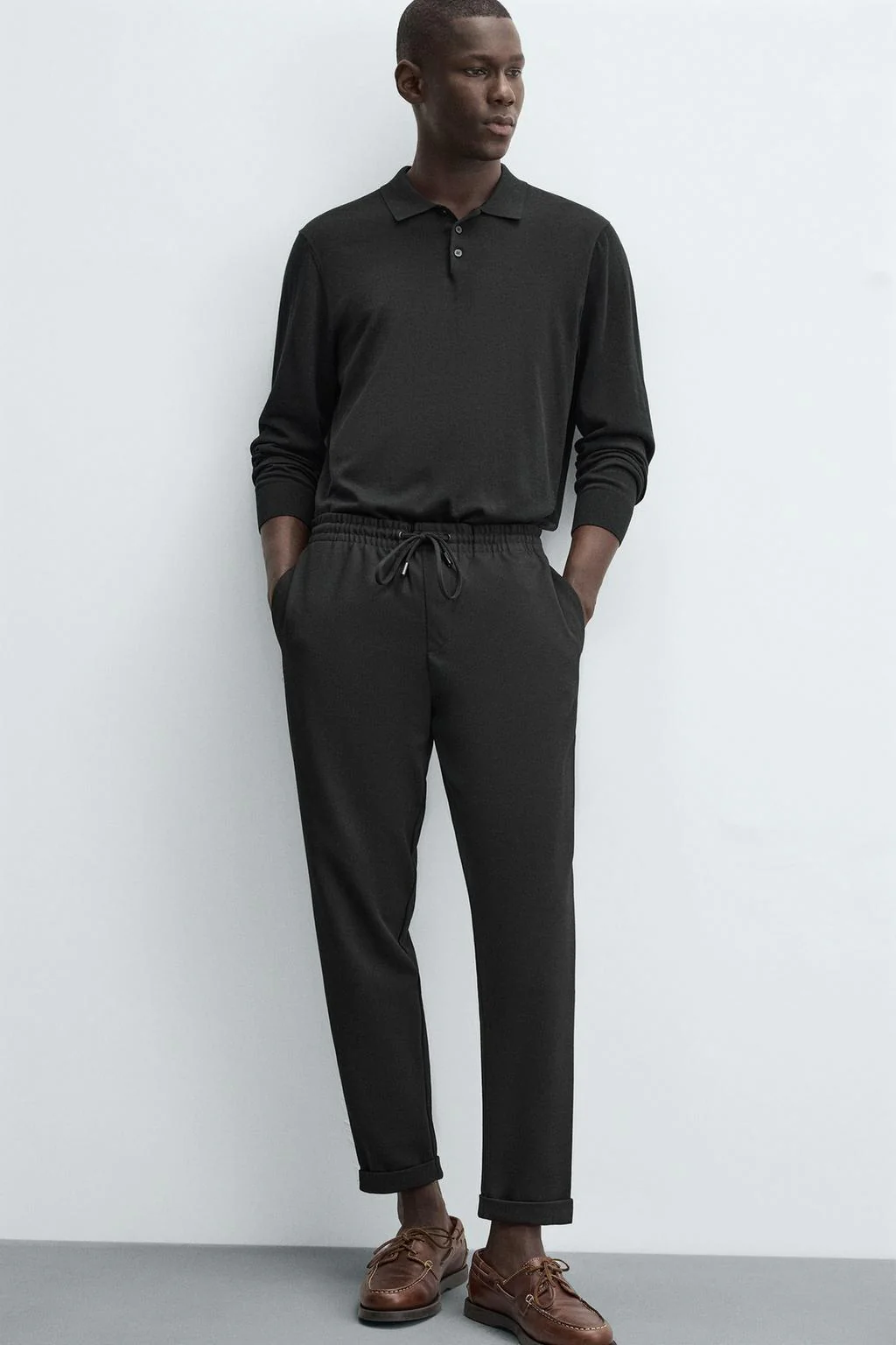 Basic Trousers - Black - Image 10