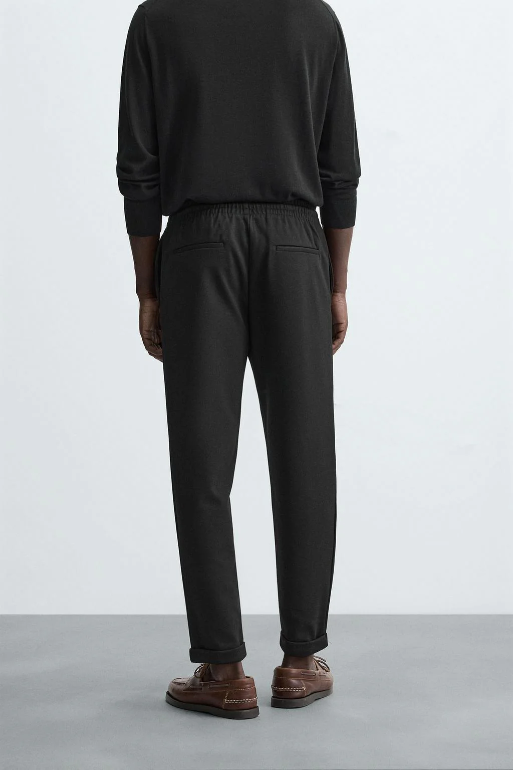 Basic Trousers - Black - Image 4