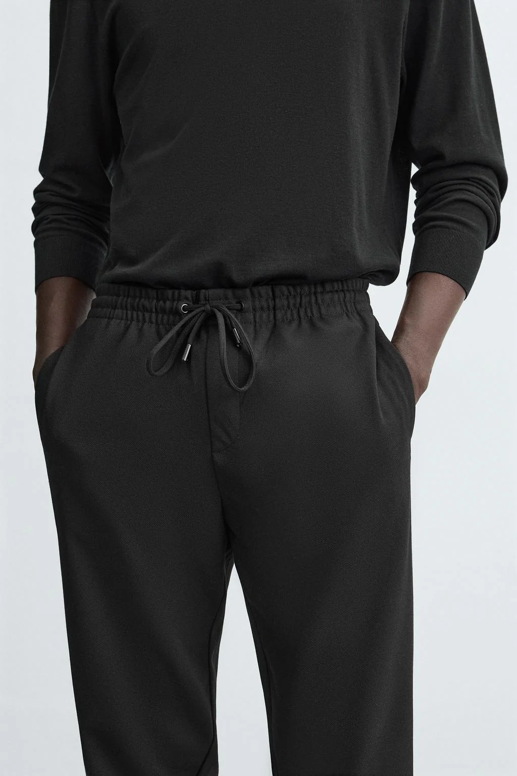 Basic Trousers - Black - Image 9