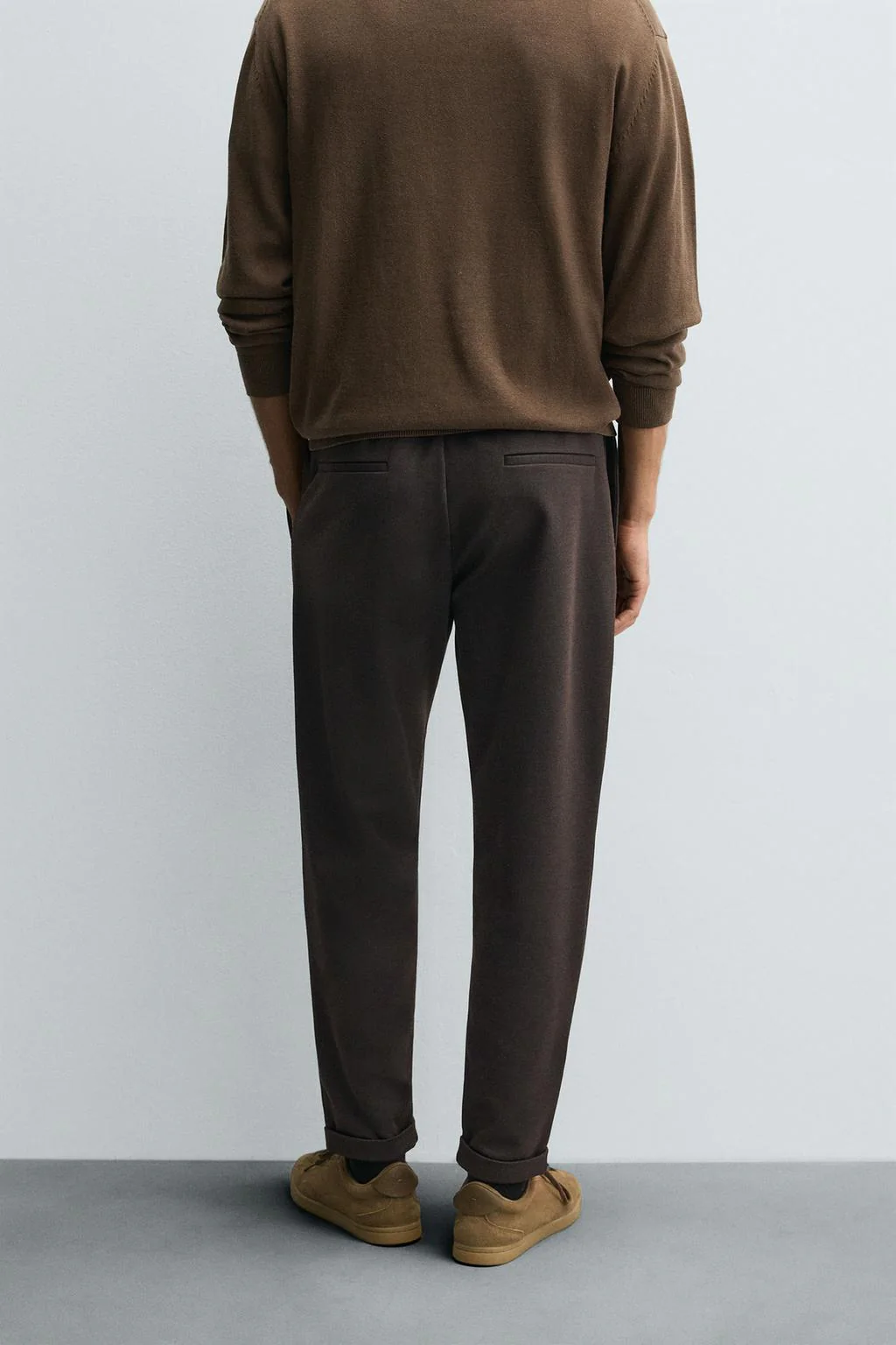 Basic Trousers - Chocolate - Image 4
