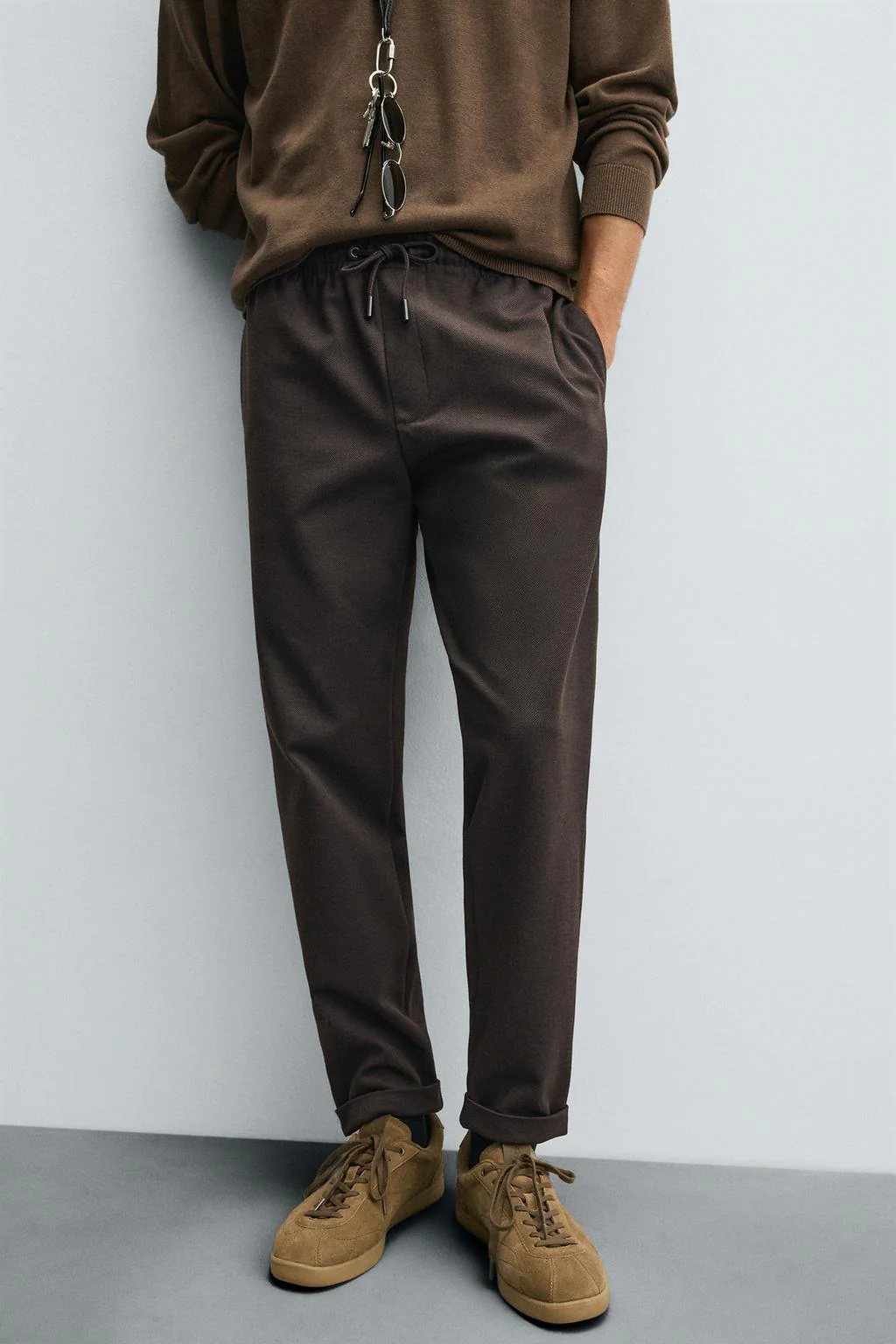 Basic Trousers - Chocolate - Image 6