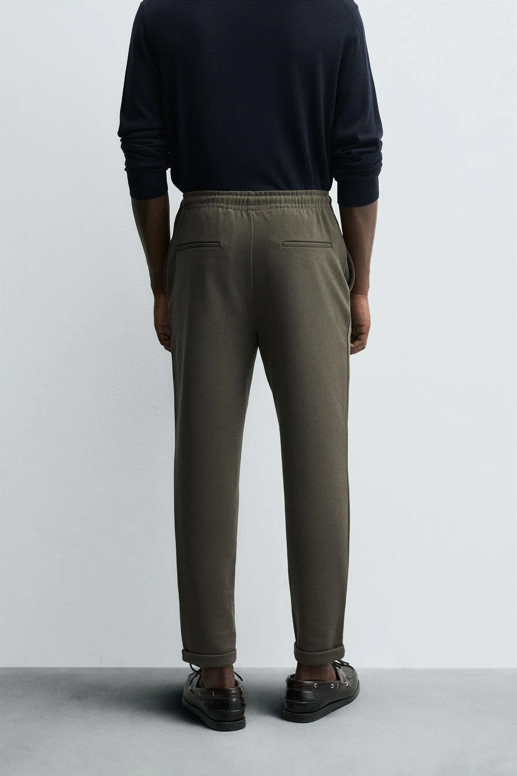 Basic Trousers - Olive - Image 3