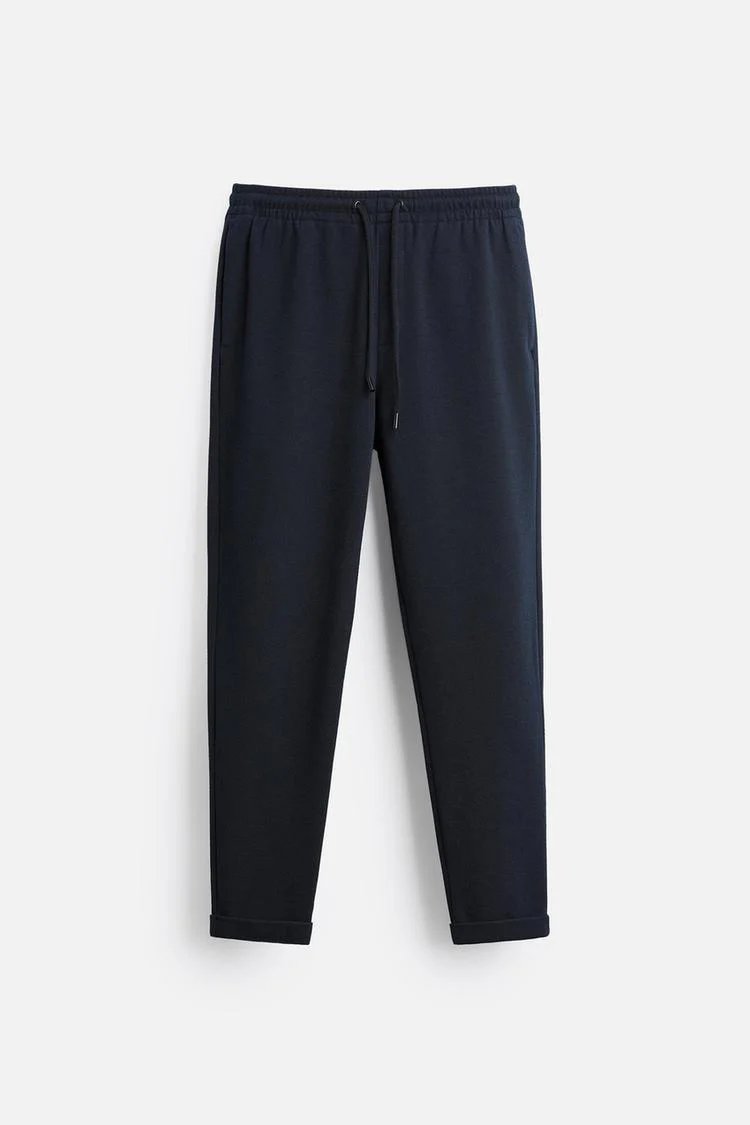 Basic Trousers - Navy - Image 3