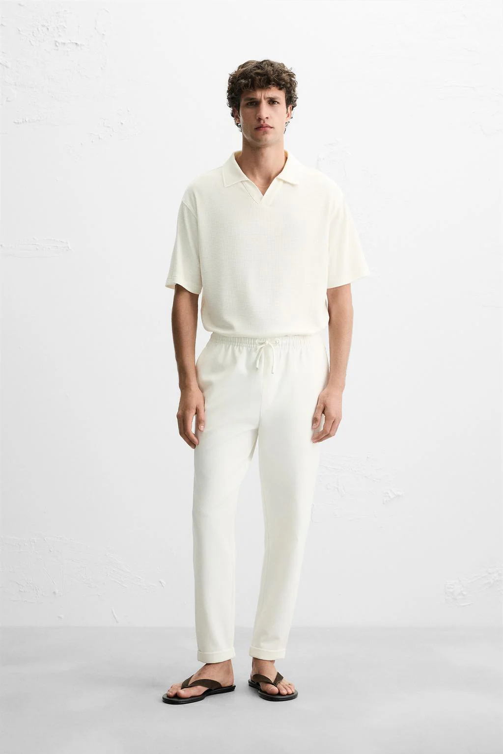 Basic Trousers - White - Image 10