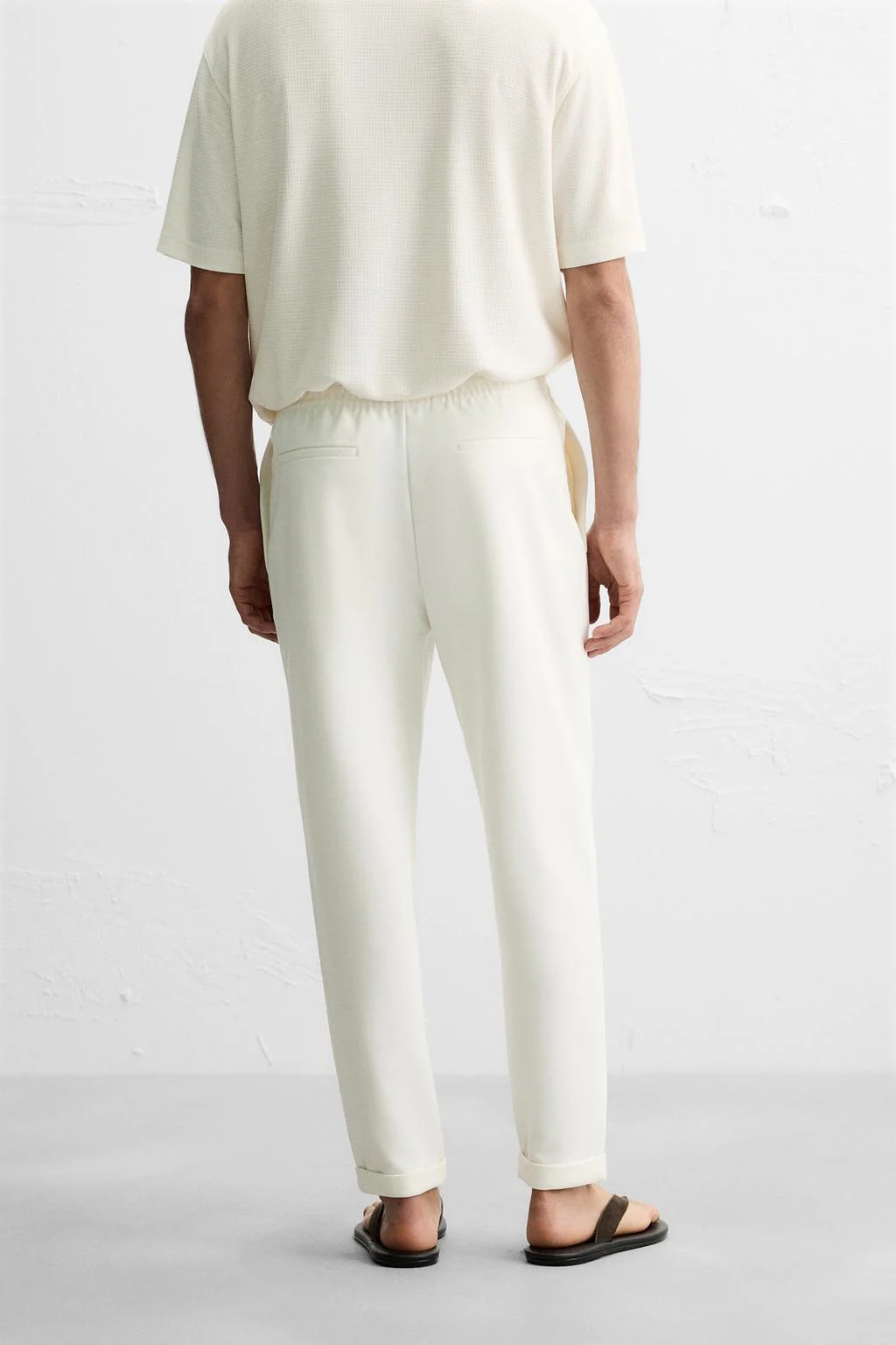 Basic Trousers - White - Image 8