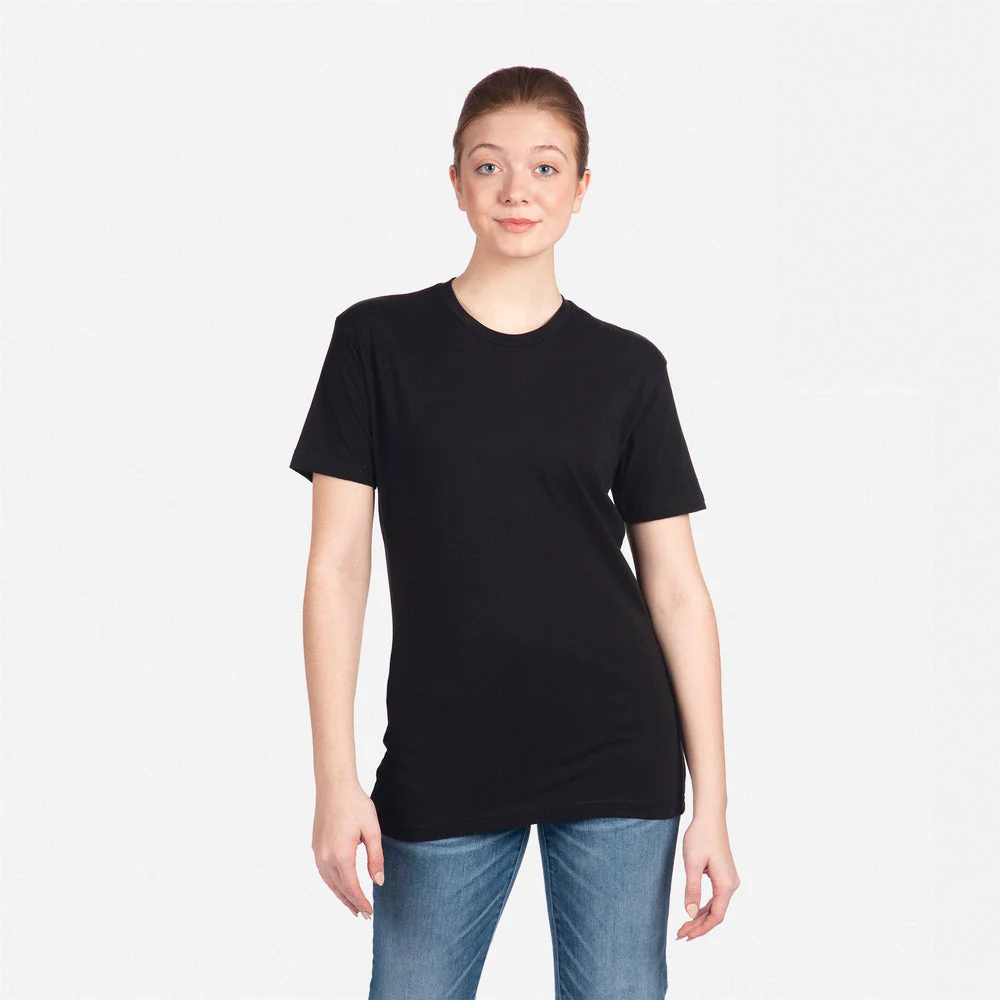 Crew Neck T-Shirt - Black - Image 4
