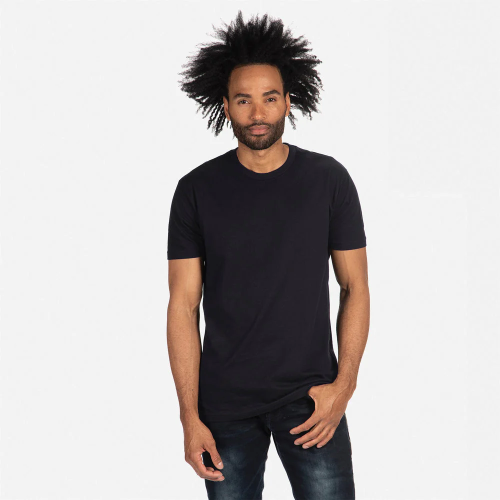 Crew Neck T-Shirt - Black - Image 5