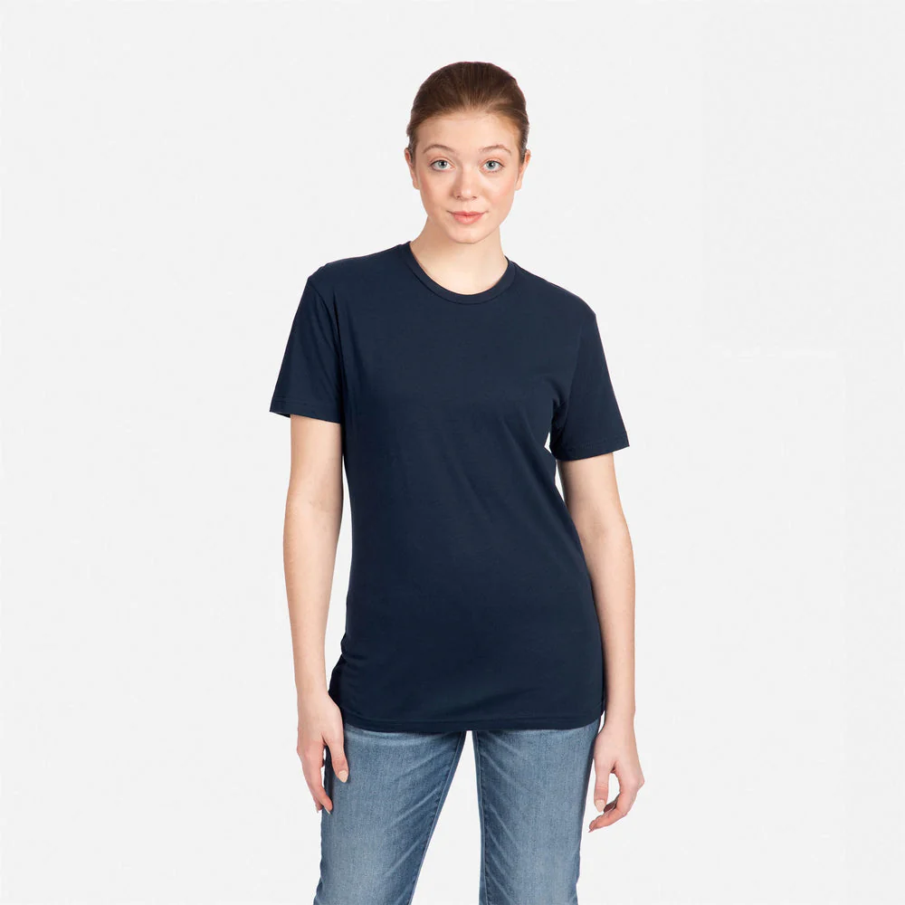 Crew Neck T-Shirt - Navy - Image 4