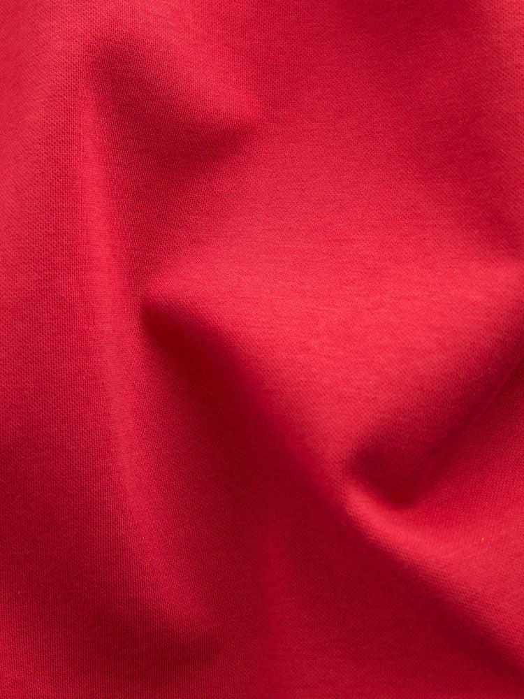 Crew Neck T-Shirt - Red - Image 4