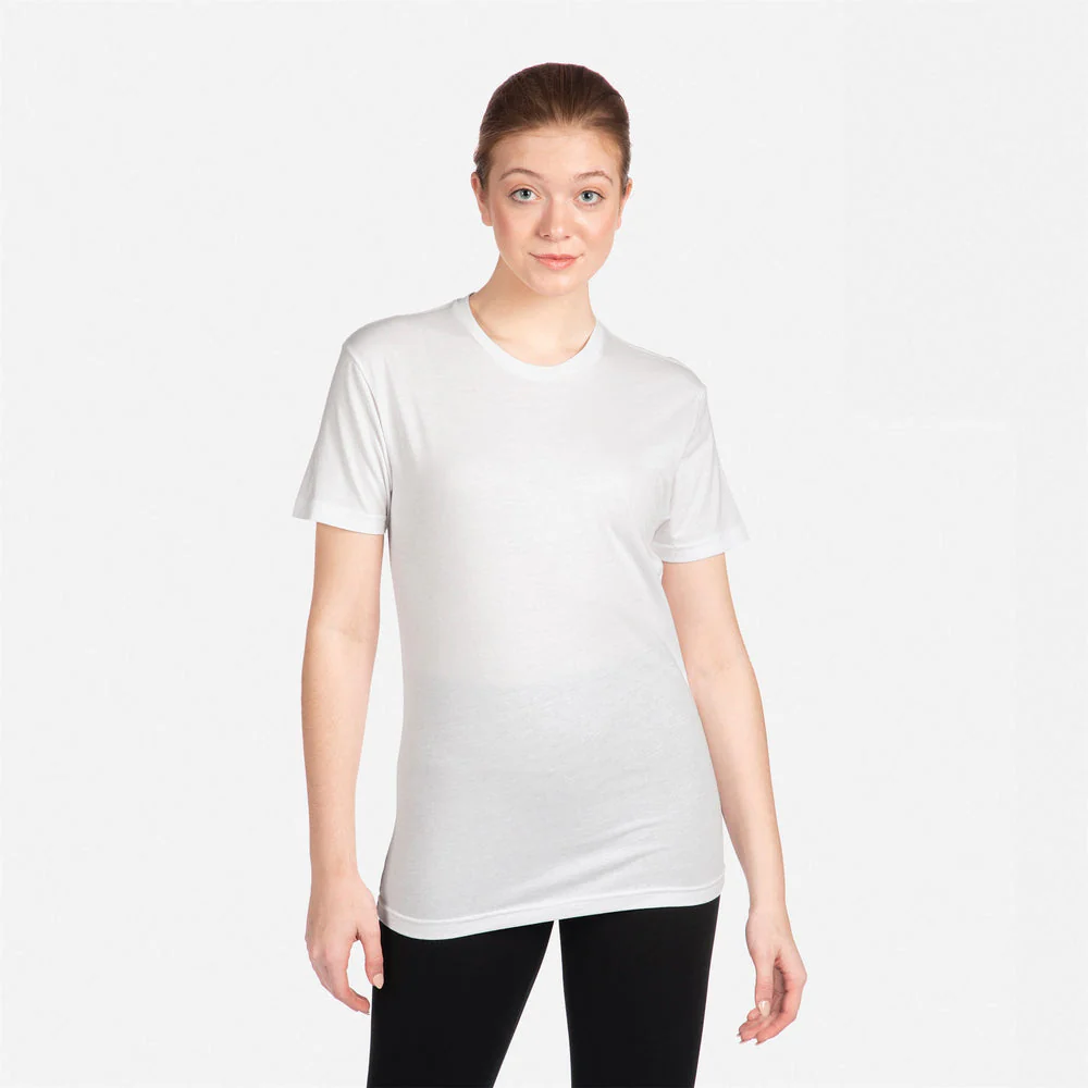 Crew Neck T-Shirt - White - Image 4